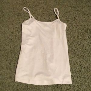 white tank top